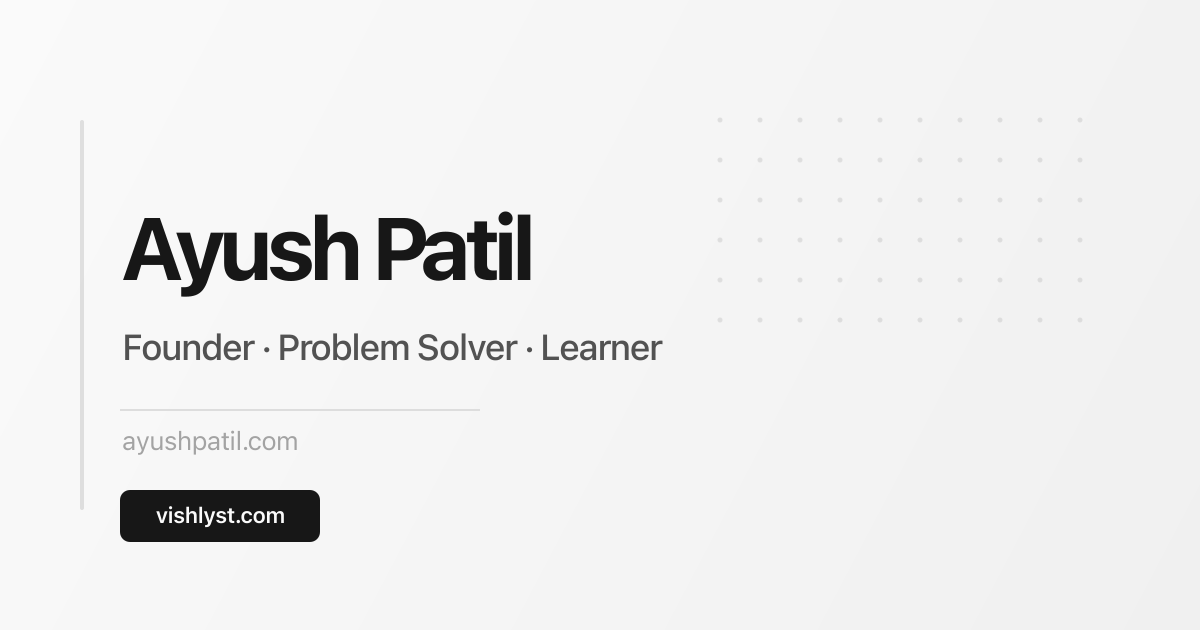 Ayush Patil